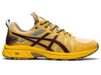 Asics Herr Sneakers HN1-S GEL-VENTURE Gula/Bruna